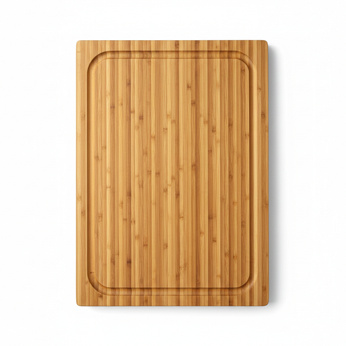 Premium Bamboo Cutting Board with Juice Groove